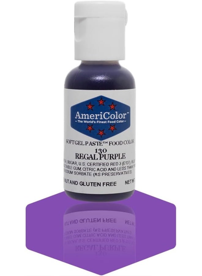 AmeriColor Regal Purple Soft Gel Paste Food Color - Image 1